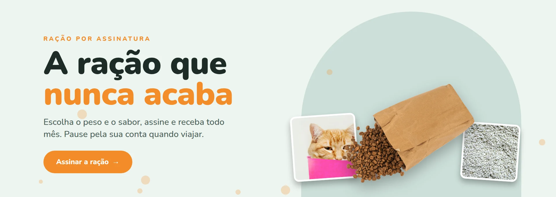 Quintal dos Bichos — A ração que